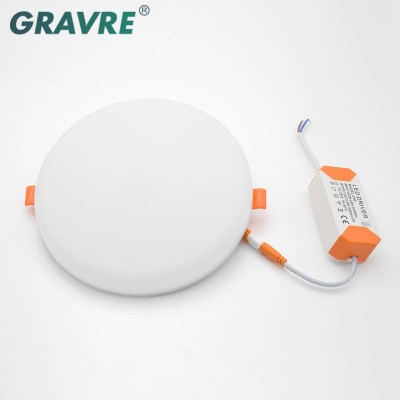 Flexible Integrated Light Indoor Round 36w 18w 6w Ceiling Skd Plastic Zhongshan 24w 8w Surface Led Panels